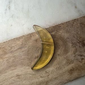 Yellow Fluorite Moon - Small